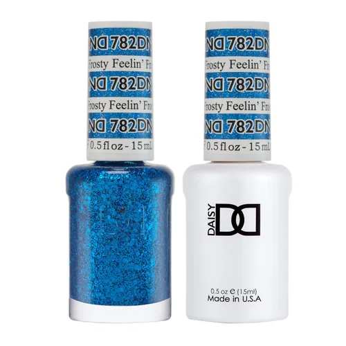 Miniatura 28 de Juego de esmalte de uñas de gel DND, Colección Azul, esmalte de gel UV/LED y laca de uñas de secado al aire, dúo de esmalte sin astillas a juego