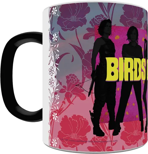 Miniatura 4 de Morphing Mugs DC Comics – Birds of Prey – Harley Quinn – Black Canary – Una taza de cerámica sensible al calor que cambia de color de 11 onzas