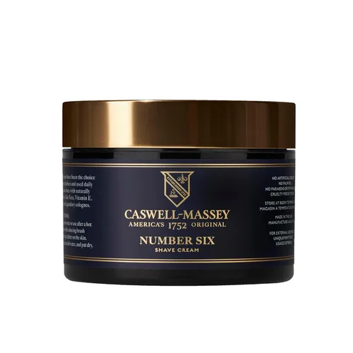 Miniatura 10 de Caswell-Massey Heritage Crema de afeitar de almendra, crema de afeitar natural para hombre para afeitado suave de la barba, calmante para pieles
