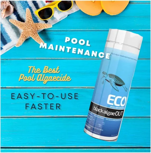 Miniatura 6 de Alguicida negra para piscinas y spa – Eliminador de algas de piscina de acción rápida para algas negras y mostazas – Tratamiento de choque para agua