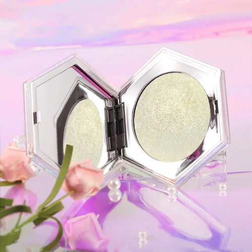 Miniatura 6 de Paleta de maquillaje con corrector en polvo para el contorno facial, iluminador facial, paleta de maquillaje con bronceador y resaltar en oro