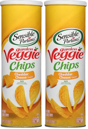 Miniatura 6 de Sensible Portions Chips de verduras apiladas para jardín, sal marina, 5 onzas