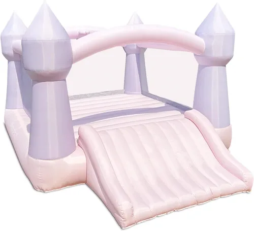 Miniatura 10 de Bounceland Party Castle Daydreamer Cloud Bounce House, 16.4 pies de largo x 13.1 pies de ancho x 9.3 pies de alto, aro de baloncesto, soplador