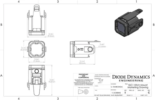 Miniatura 9 de Diode Dynamics Kit de luz de reversa HitchMount compatible con Ford F-150 2011-2014, C1R + Freno