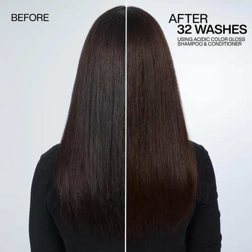 Miniatura 9 de Redken Juego de champú, acondicionador y spray de protección contra el calor para cabello teñido – desenreda y extiende el brillo intenso