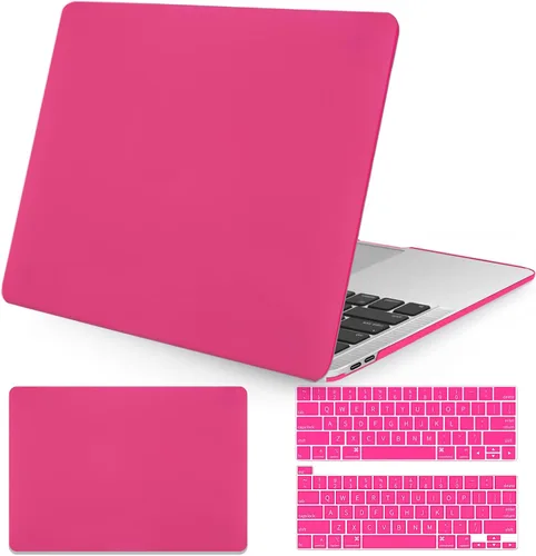 Miniatura 18 de Seorsok Compatible con MacBook Air de 13 pulgadas Case 2022 2021 2020 2019 2018 versión A1932 A2179 M1 A2337 Touch ID, carcasa rígida de plástico