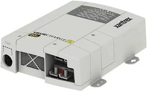 Cargador de batería Xantrex 804-1240-02 TRUECharge2 de 12 V CC 40 A, 3 bancos, ultra compacto, cargador de alto rendimiento para carga mundial,
