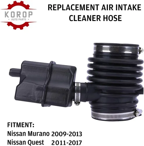 Miniatura 2 de Manguera de entrada del filtro de aire reemplaza 16576-1AA1A 16576-1AA0A Compatible con Nissan Murano 2009-2013 y Quest 2011-2017 Mangueras de tubo