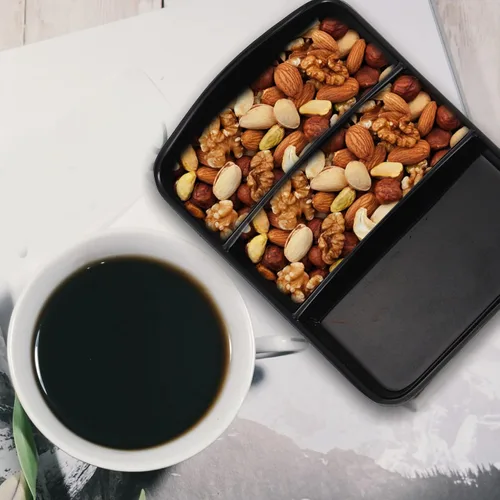 Miniatura 6 de Caja de almacenamiento para barra de café, soporte para estación de café, bolsas de té, organizador de paquetes de azúcar, edulcorante, 3 soportes