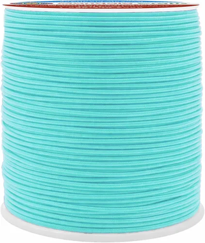 Miniatura 60 de Mandala Crafts Cuerdas elásticas color burdeos de 0.079 pulgadas para hacer joyas y cuentas, cuerda elástica de 76 yardas, hilo elástico redondo