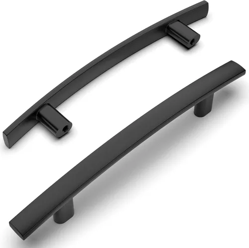 Miniatura 12 de Amerdeco - Paquete de 10 tiradores de oro cepillado de 3 pulgadas (76mm) para armarios de cocina, herrajes para gabinetes, tiradores de cocina