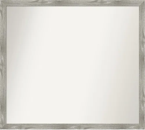 Miniatura 368 de Amanti Art Espejo personalizado, espejo de baño gris plomo a rayas, espejo de pared o espejo de tocador de baño sobre el fregadero