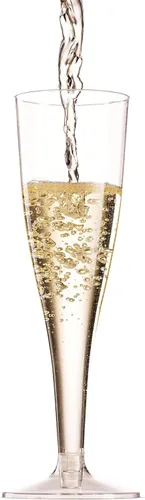 Miniatura 6 de Munfix Paquete de 30 copas de champán desechables de plástico transparente, vasos de tostado de 5 onzas para bodas, cócteles, mimosas