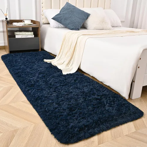 Miniatura 40 de Alfombra de área púrpura y azul de 6x9, alfombras grandes para sala de estar y dormitorio, alfombra mullida y linda, alfombras modernas