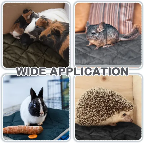 Miniatura 60 de Paquete de 4 Almohadillas Autocalentables para Gatos, Alfombrilla Autocalentable para Perros que Refleja el Calor Corporal, Almohadilla Térmica