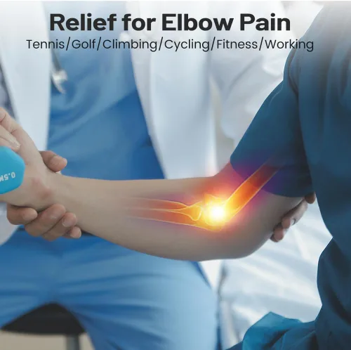 Miniatura 6 de Inspack Barra de terapia de codo de tenis flexible, tratamiento Flexbar, entrenador de fuerza de agarre, Therabars Flex Bars Tendinitis física