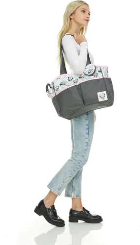 Miniatura 15 de Disney Cudlie Bolsa de pañales para mamás Bolsa de pañales de viaje grande y espaciosa para bebé niño y niña Bolsa de bebé multifuncional de 17