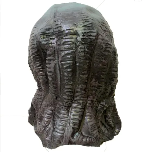 Miniatura 2 de BaronHong Vecna - Máscara de látex para Halloween, monstruo espeluznante, de cabeza completa, para Halloween, fiesta de disfraces Gris