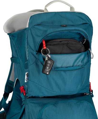 Miniatura 9 de Osprey Poco SLT Lightweight Child Carrier Backpack - Slimmed-Down Hiking Carrier for Toddlers with Safety Harness, Sunshade, and Ventilated