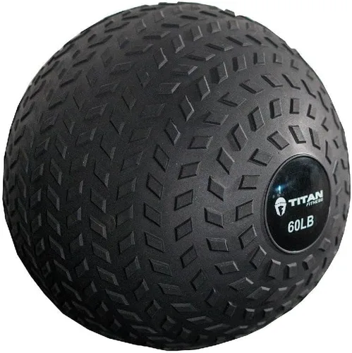 Miniatura 14 de Titan Fitness pelota de caucho Tread Slam, rebote muerto, peso para el entrenamiento - lanzar, atrapar, golpear, girar