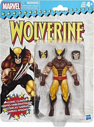 Miniatura 2 de Marvel Figura de Wolverine de la colección retro de 6 pulgadas