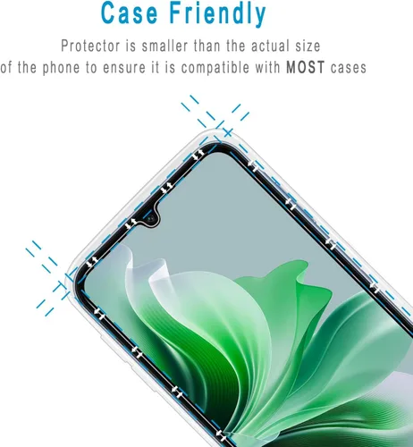 Miniatura 5 de (Paquete de 2 protectores de pantalla de privacidad para Samsung Galaxy A15 5G y Galaxy A15 de 6.5 pulgadas, vidrio templado antiespía, sin