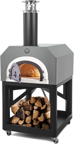 Miniatura 10 de Chicago Brick Oven Horno de pizza al aire libre de leña, horno de encimera CBO-500 con campana de vena de cobre Veta de cobre