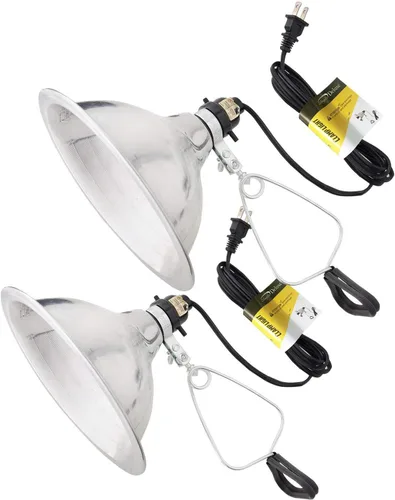 Miniatura 13 de Simple Deluxe - Paquete de 6 lámparas de abrazadera de 8.5 pulgadas con reflector de aluminio de hasta 150 W, cable de 6 pies