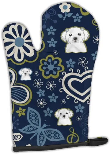 Miniatura 35 de Caroline's Treasures BB4020OVMT Dog House Collection Border Collie - Guante de horno grueso resistente al calor para sartenes calientes y horno