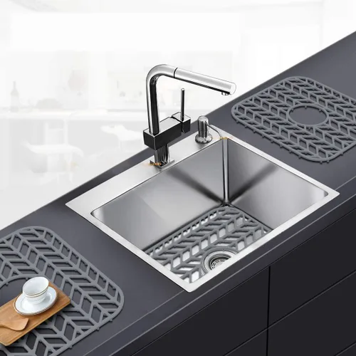 Miniatura 8 de Protectores de fregadero para fregadero de cocina de 12, 13, 16, 18, 19, 24, 26, 28, 29, 30 pulgadas, alfombrilla de silicona para fregadero