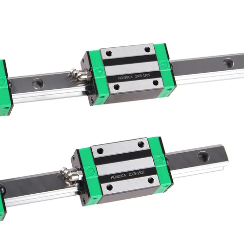 Miniatura 5 de Riel de Guía Lineal 2 X HGR 20-200mm Riel Deslizante Lineal + 4 X Bloques de Rodamientos Riel de Guía Lineal para Enrutadores CNC de Bricolaje
