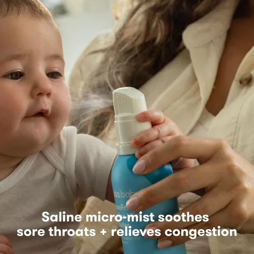 Miniatura 4 de Frida Baby NoseFrida - Inhalador nasal de niebla salina, espray descongestionante para la congestión y el alivio de alergias para bebés + niños