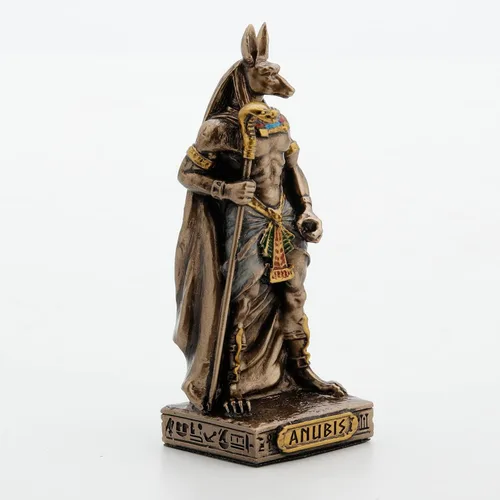 Miniatura 2 de Veronese Design Anubis - Figura coleccionable del Dios de los Muertos, estatua coleccionable de mitología egipcia para decoración del hogar, negro