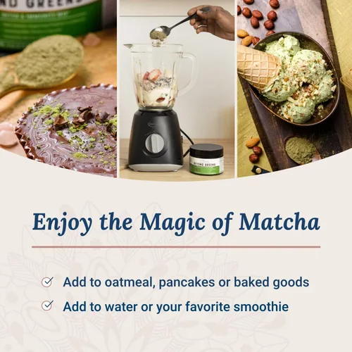 Miniatura 2 de Live Conscious Beyond Greens - Superalimento concentrado en polvo, sabor matcha con clorella, equinácea, probióticos para apoyo inmunológico