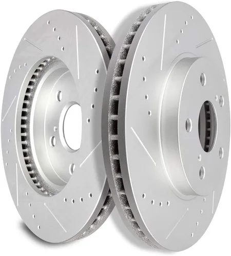 Miniatura 19 de SCITOO Rotores de freno traseros, 2 kits de frenos para Acura Integra 1990-2001, Honda Civic 1992-1995 1999-2000, para Civic del Sol 1993-1997, CRX