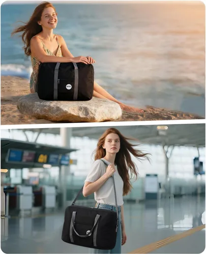 Miniatura 2 de WANDF Bolsa de viaje para artículos personales de Spirit Airlines de 18 x 14 x 8 pulgadas, bolsa de viaje debajo del asiento, equipaje de mano