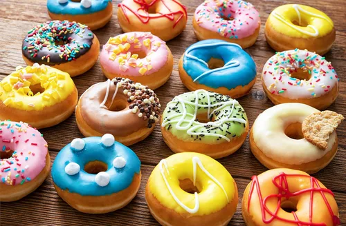 Miniatura 2 de Twin Spring Goods - Rompecabezas de 1000 piezas para adultos, donas glaseadas y heladas, arte de comida colorida, piezas grandes, tema de postre