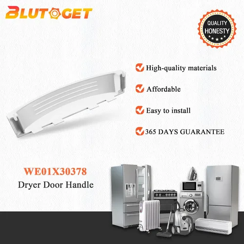 Miniatura 8 de Blutoget Actualización WE01X30378 WE1M1068 - Manija de puerta de secadora para GE GUD27ESSMWW GUD27ESSM1WW Ken-More - Reemplazo de manija de puerta