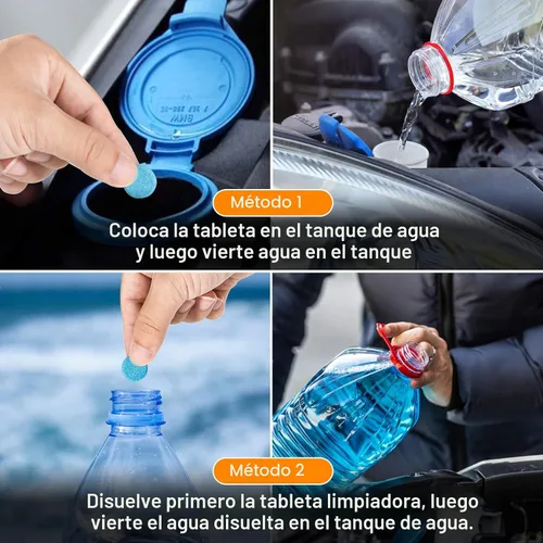 Miniatura 6 de Sukh Pastillas Limpiadoras de Parabrisas de Automóvil - Pastillas de Líquido Limpiaparabrisas Concentrado Limpiador de Vidrio Líquido