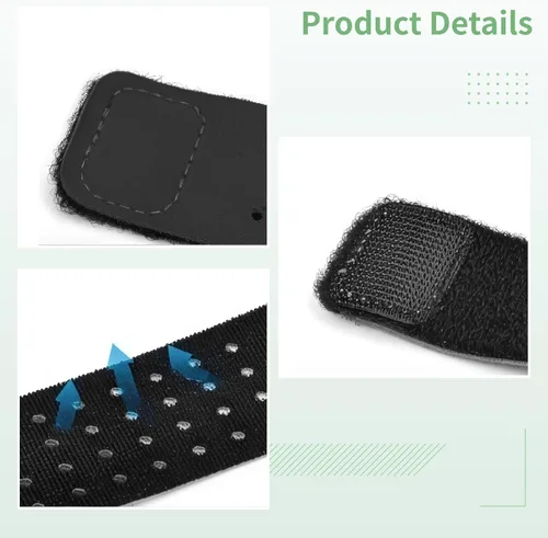 Miniatura 3 de Paquete de 3 correas elásticas de fitness, bandas deportivas ajustables para monitores de frecuencia cardíaca OTF, bandas de repuesto transpirables
