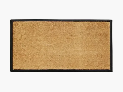 Miniatura 14 de A1HC Tapete para Puerta de Fibra de Coco Natural y Caucho, 30"x48" – Grueso, Duradero, Resistente, Anti-Desprendimiento, Resistente a