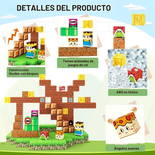 Miniatura 4 de Soyee Bloques Magnéticos - Juego de Construcción de Mundo Magnético de Mina para Niños Pequeñas Juguetes Sensoriales para Niños y Niñas Edades 3-5
