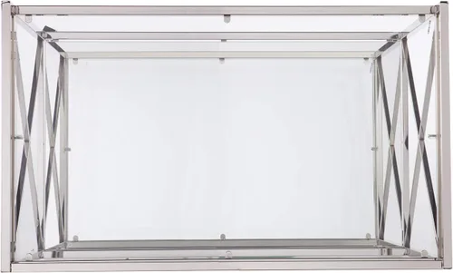 Miniatura 5 de SEI FURNITURE Southern Enterprises Maxton - Carrito de bar, plateado pulido