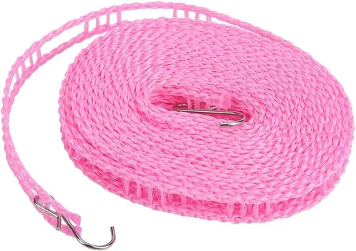 Miniatura 9 de Tendedero de ropa, cuerda de secado de ropa, resistente al viento, tendedero de viaje para interiores y exteriores, tendedero de ropa para camping
