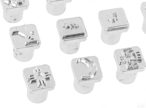 Miniatura 7 de 32 herramientas de estampado de cuero, patrones exquisitos de acero inoxidable, herramientas de perforación de sello de cuero para conectar