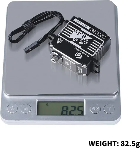 Miniatura 5 de Servos sin escobillas de 81.6 lbs, servo de alto par de 8.4 V, servo de Crwaler RC impermeable IP67 compatible con Sanwa SSR/NB4/Futaba