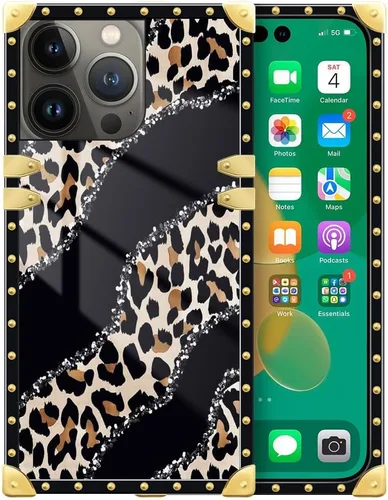 Miniatura 26 de DAIZAG Funda compatible con iPhone 14 Pro Max, funda de Angel Wings Girl para iPhone 14 Pro Max, decoración de metal de TPU suave a prueba de golpes
