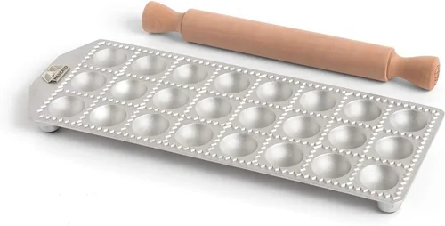 MARCATO Hecho en Italia 24 moldes redondos para ravioles Agnolotti