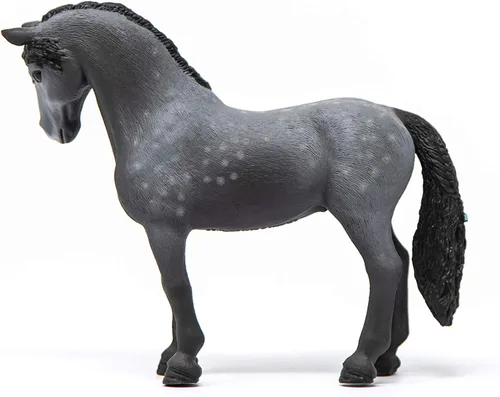 Miniatura 3 de Schleich Horse Club Pura Raza Española - Figura de yegua de semental, juguete detallado de caballo con capa gris moteada, duradera para educación