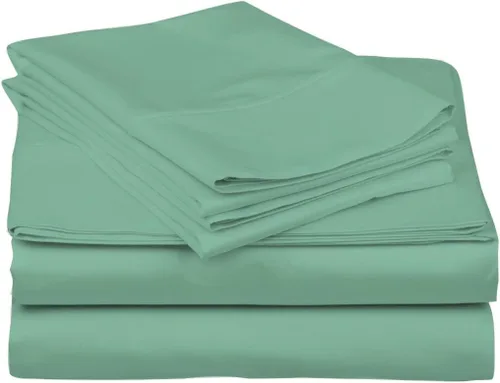 Miniatura 93 de Epic Cotton Juego de sábanas de 6 piezas, 100% algodón egipcio, de lujo, súper suave, bolsillos profundos de 12 pulgadas, tamaño King, 1000 hilos